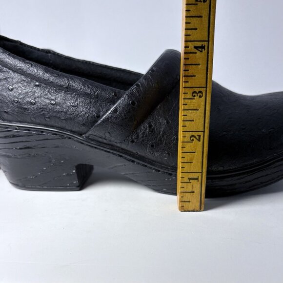 B.O.C. BORN NADIYYA Women's Black Ostrich Print Comfort Clog US 8M Boho, Casual - Picture 5 of 11